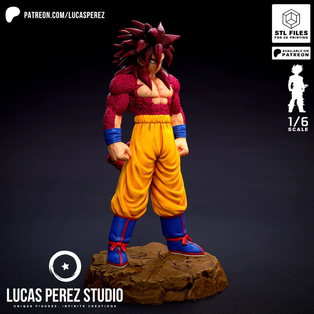 Goku Super Saiyan 4 Daima - Dragon Ball - Imagen 3