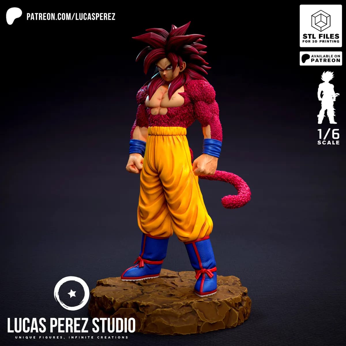 Goku Super Saiyan 4 Daima - Dragon Ball - Imagen 5