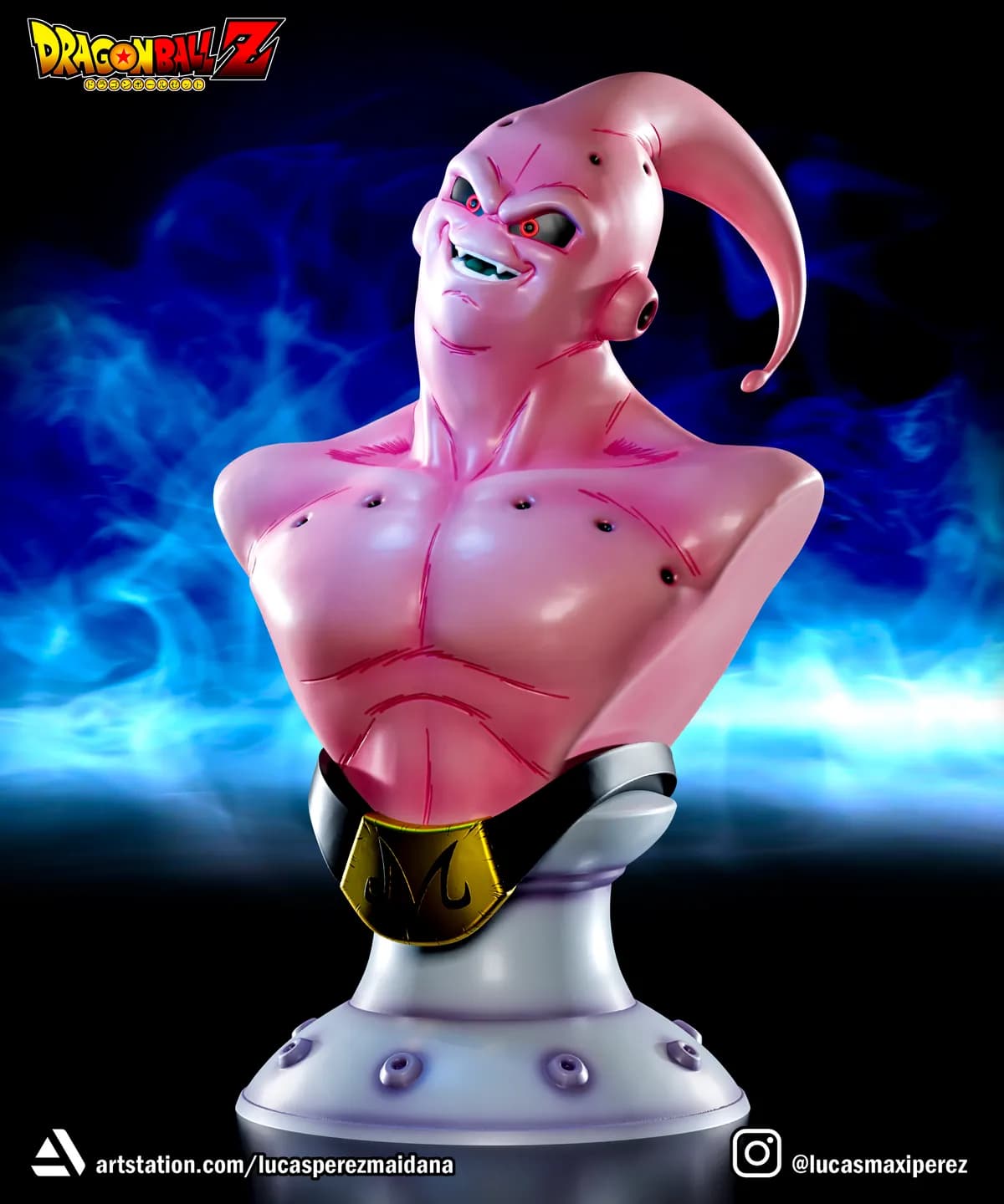 Busto de Majin Buu - Dragon Ball - Imagen 2