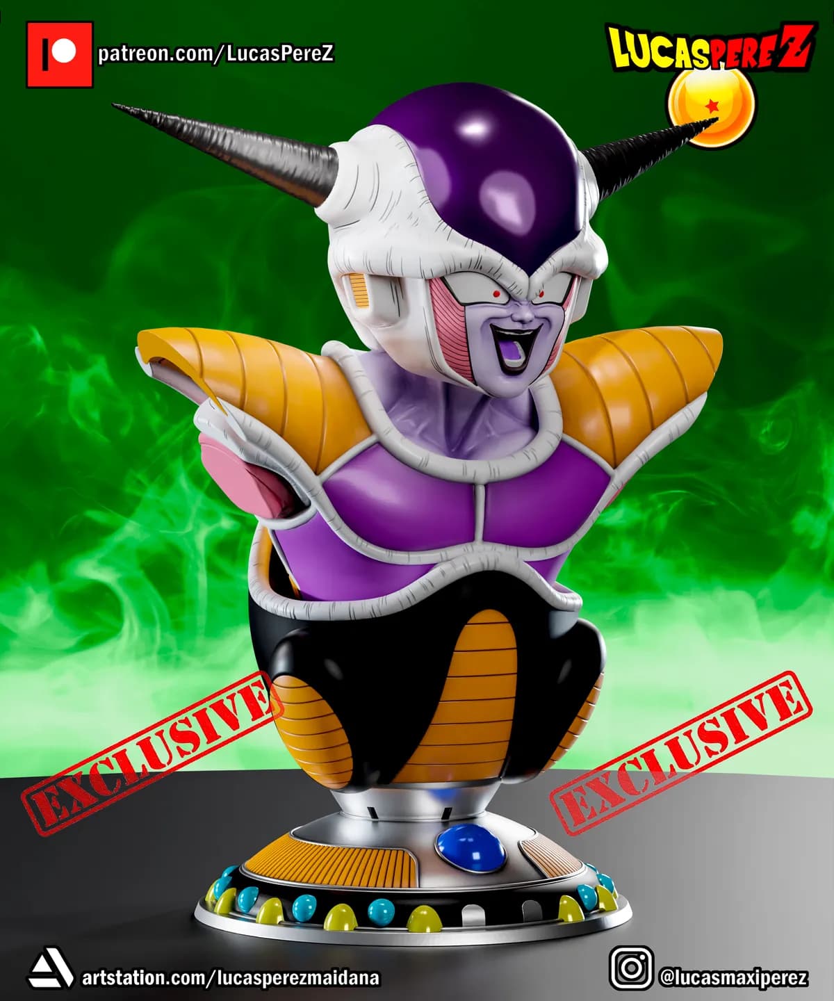 Busto de Freezer - Dragon Ball - Imagen 1