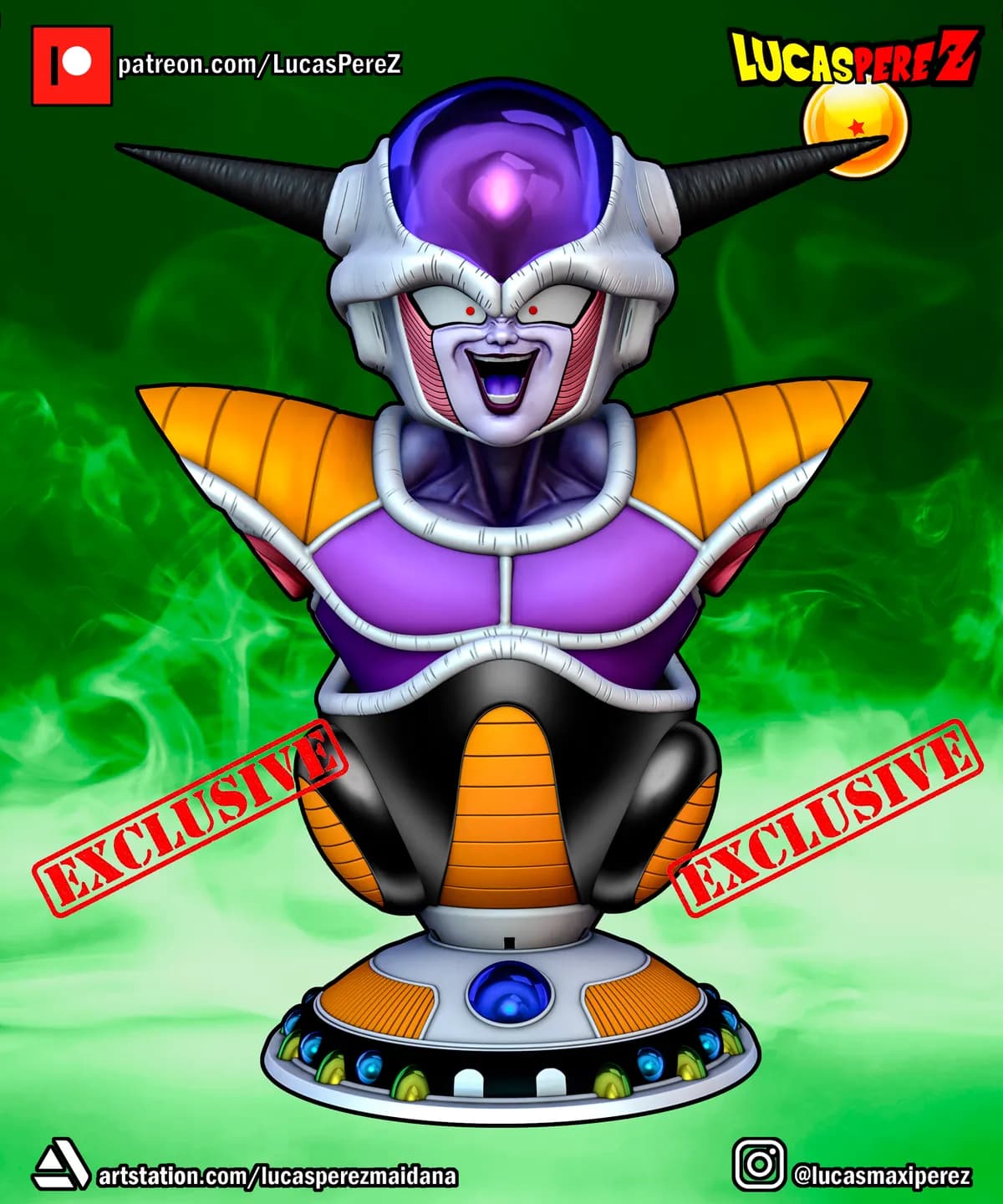 Busto de Freezer - Dragon Ball - Imagen 8