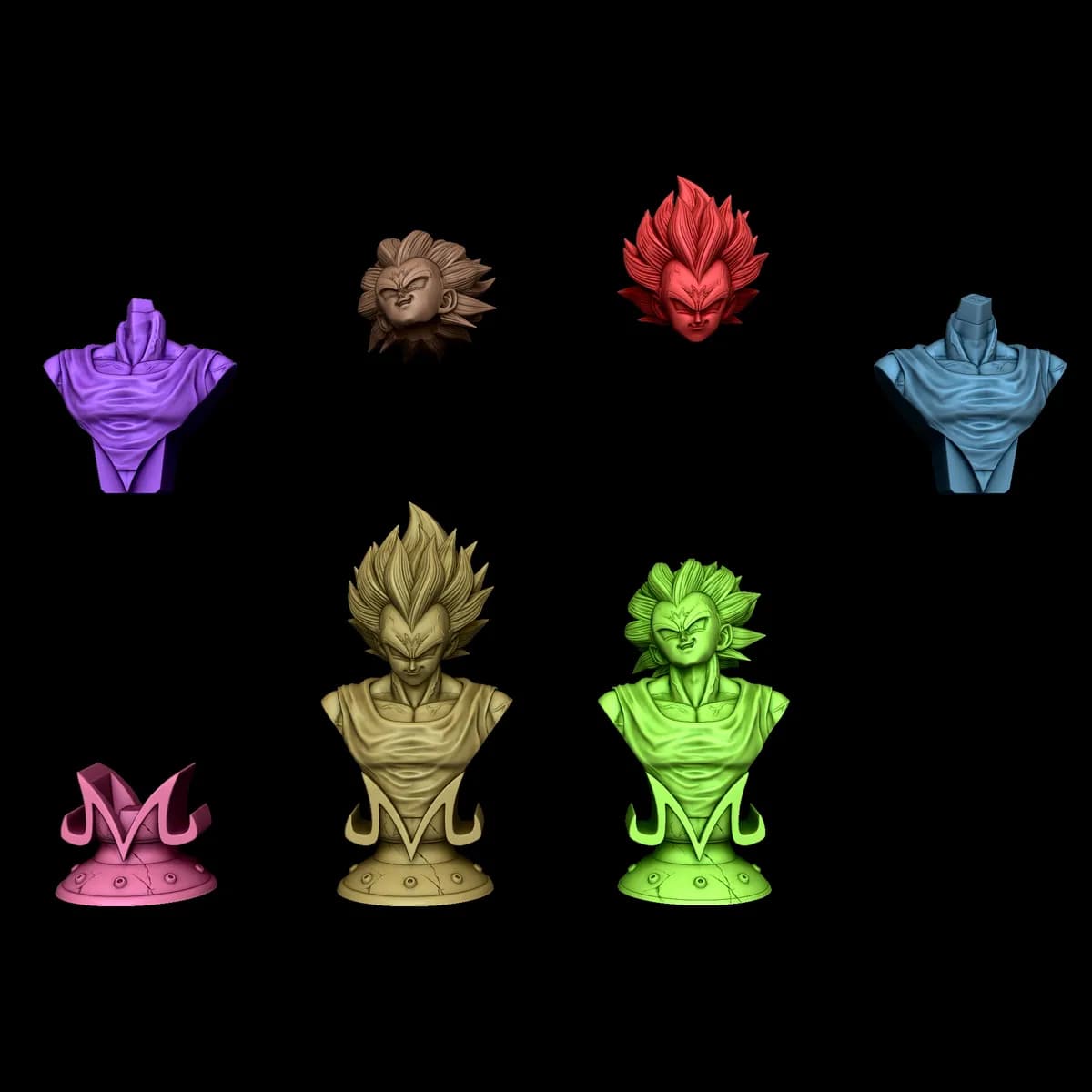 Busto de Majin Vegeta - Dragon Ball - Imagen 3