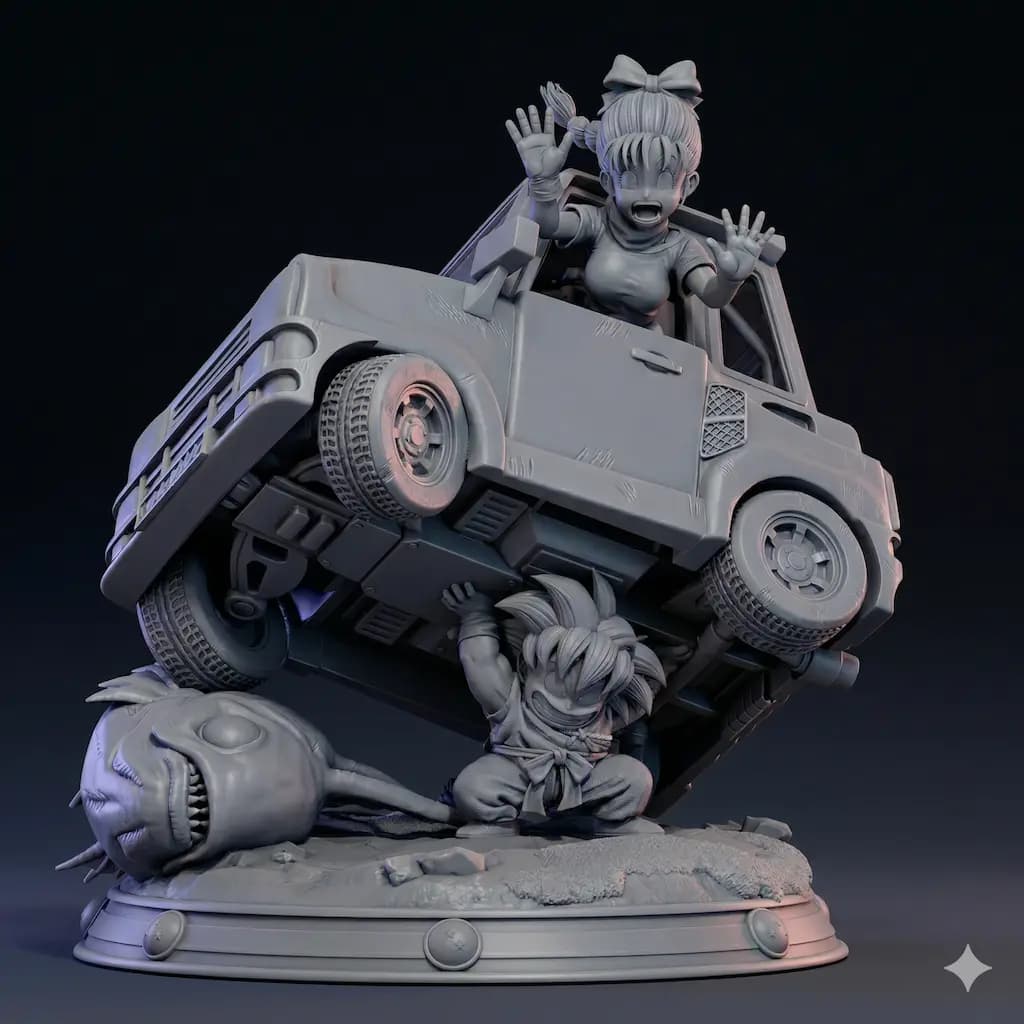 Goku y Bulma - Dragon Ball - Imagen 2