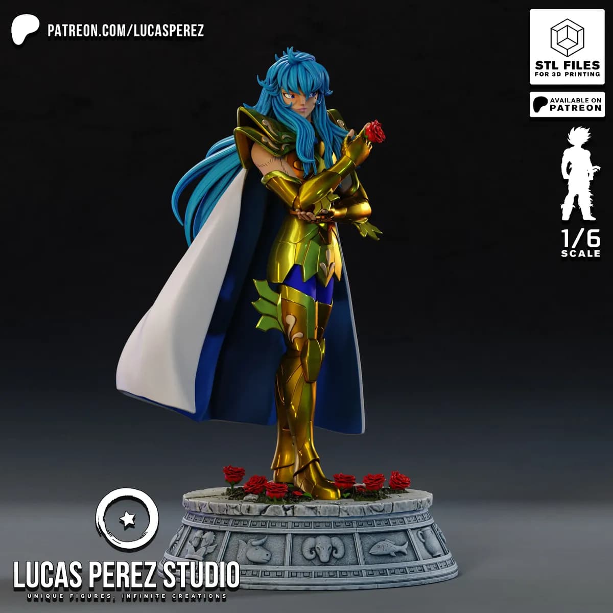 Afrodita de Piscis - Caballeros del Zodiaco - Imagen 2