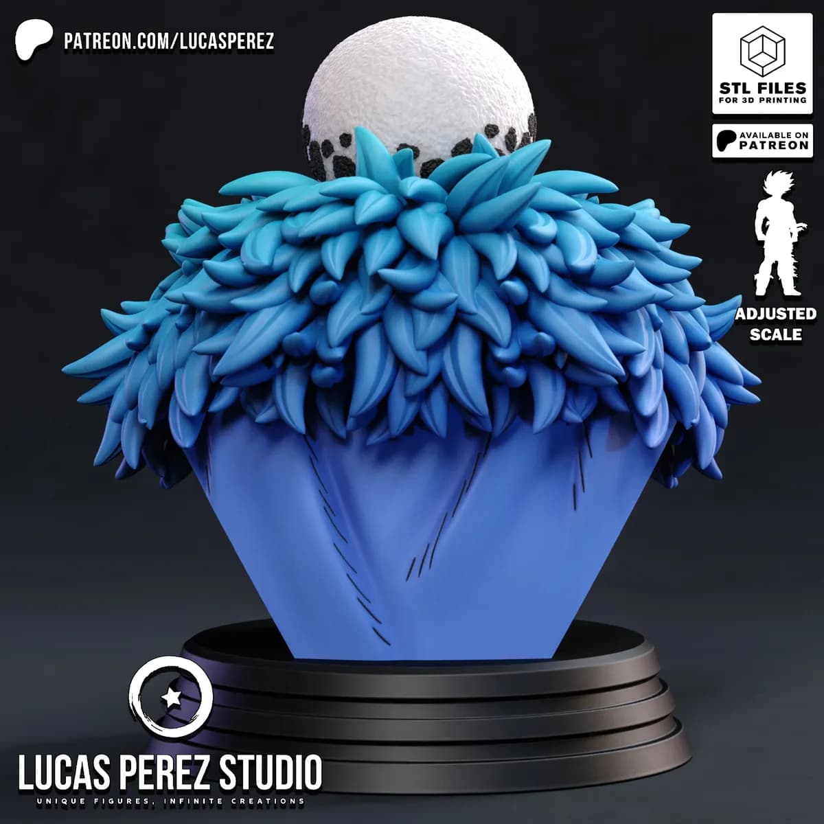 Busto de Trafalgar Law - One Piece - Imagen 6