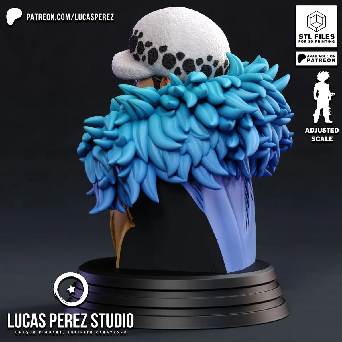 Busto de Trafalgar Law - One Piece - Imagen 8