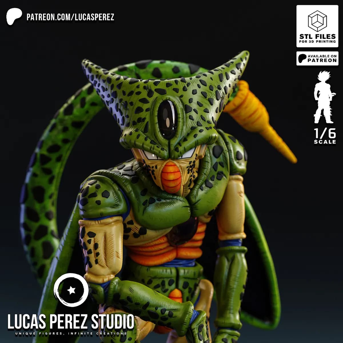 Cell Primera Forma - Dragon Ball - Imagen 1