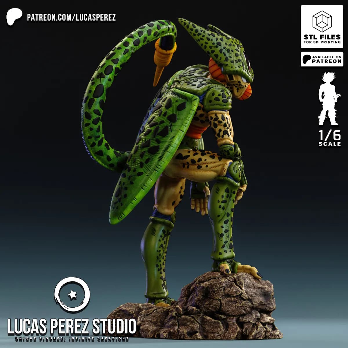 Cell Primera Forma - Dragon Ball - Imagen 4