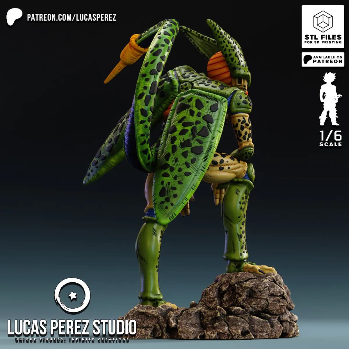 Cell Primera Forma - Dragon Ball - Imagen 5