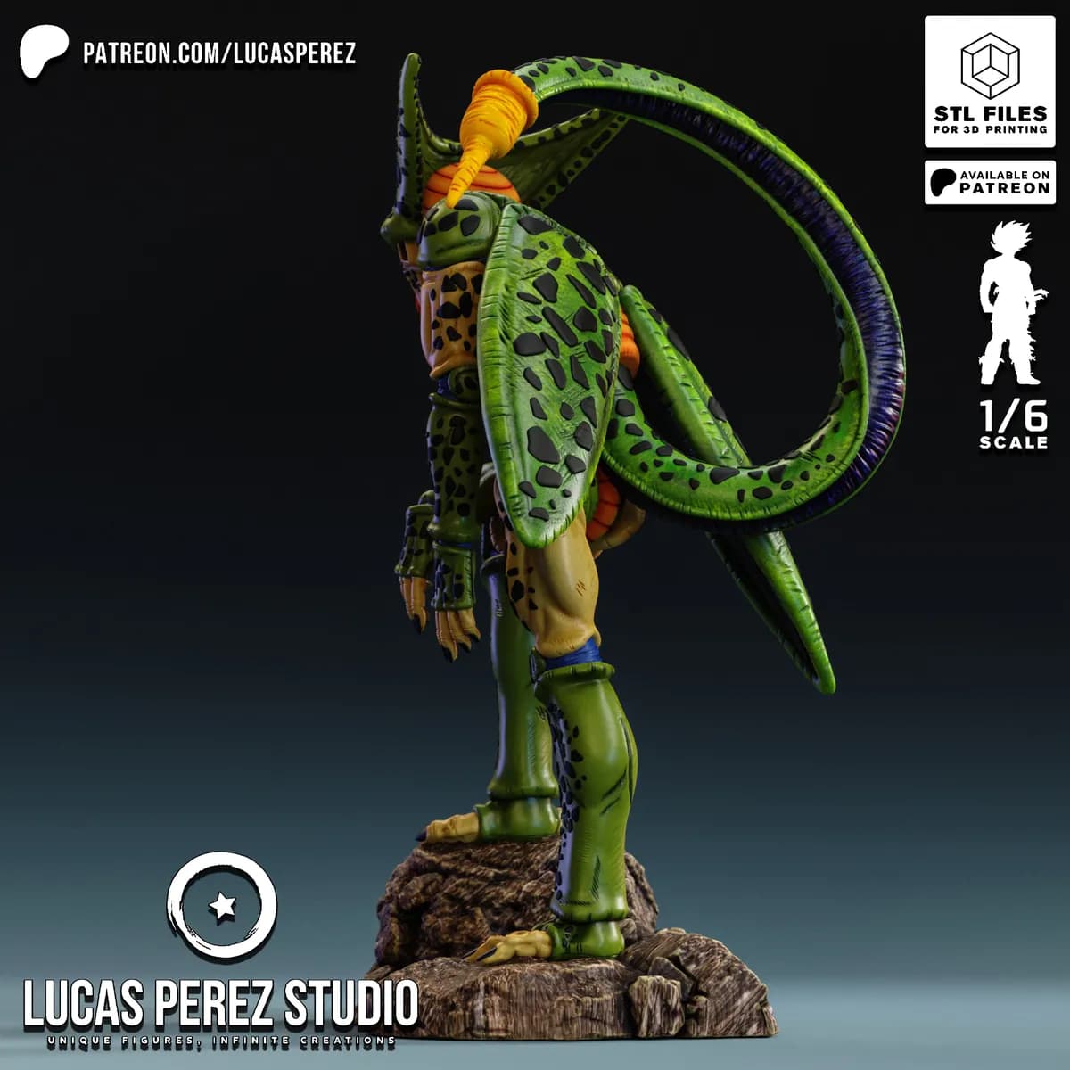 Cell Primera Forma - Dragon Ball - Imagen 8