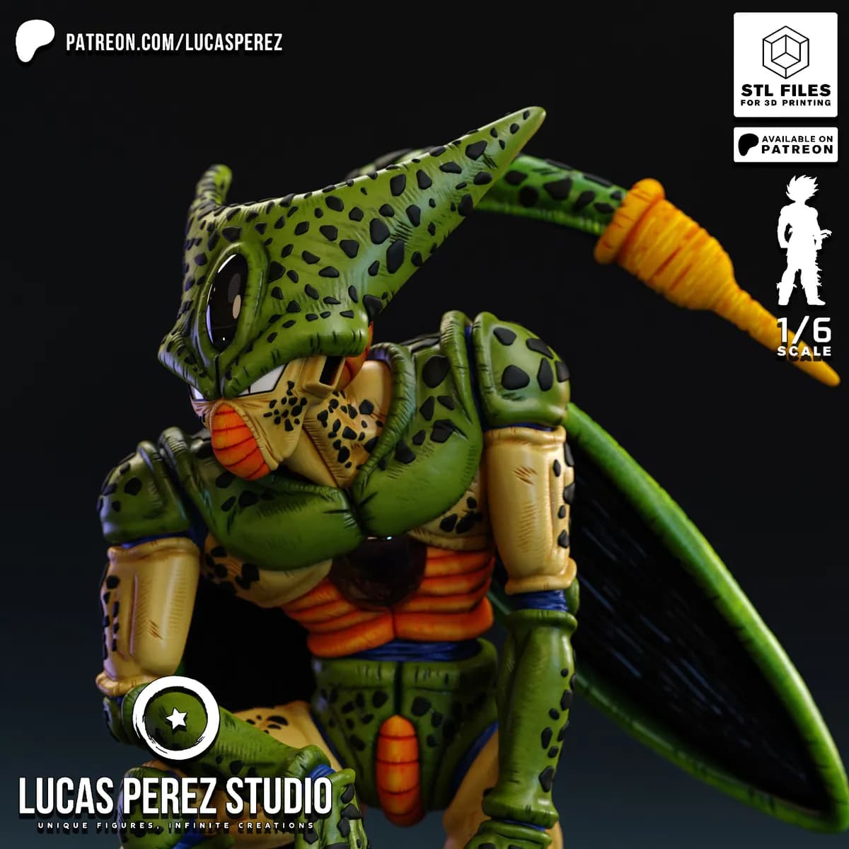 Cell Primera Forma - Dragon Ball - Imagen 11