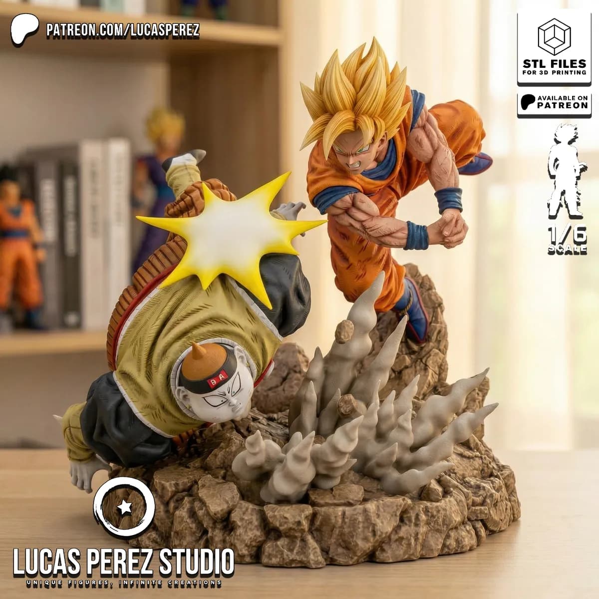 Goku vs Androide 19 - Dragon Ball - Imagen 2