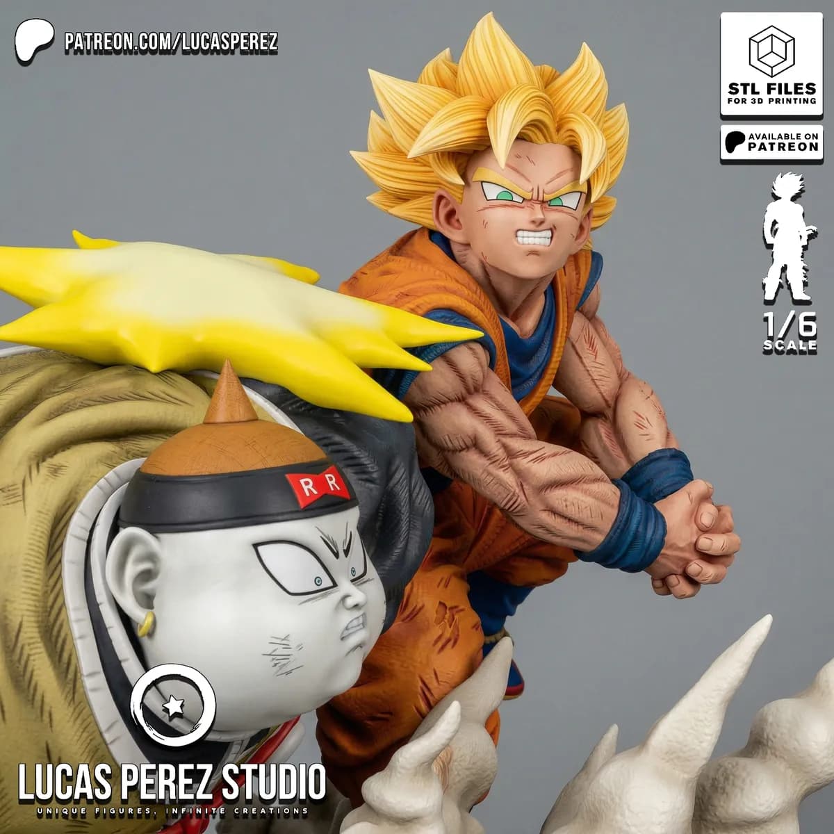 Goku vs Androide 19 - Dragon Ball - Imagen 3