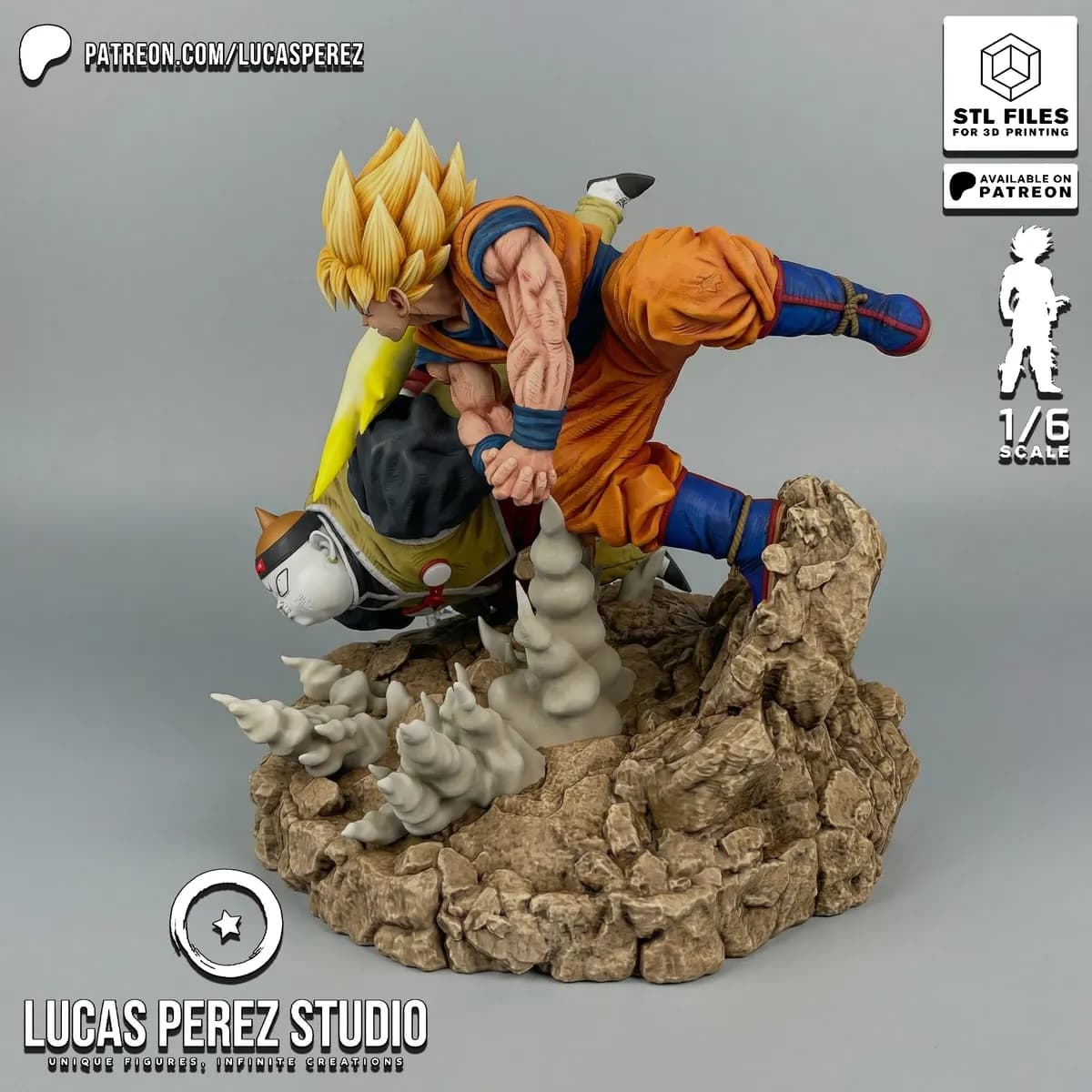 Goku vs Androide 19 - Dragon Ball - Imagen 4