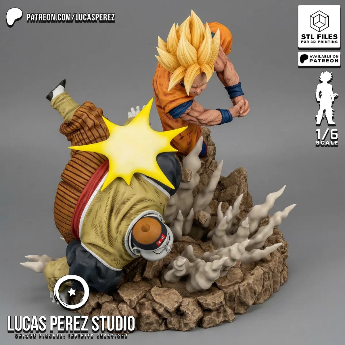 Goku vs Androide 19 - Dragon Ball - Imagen 5