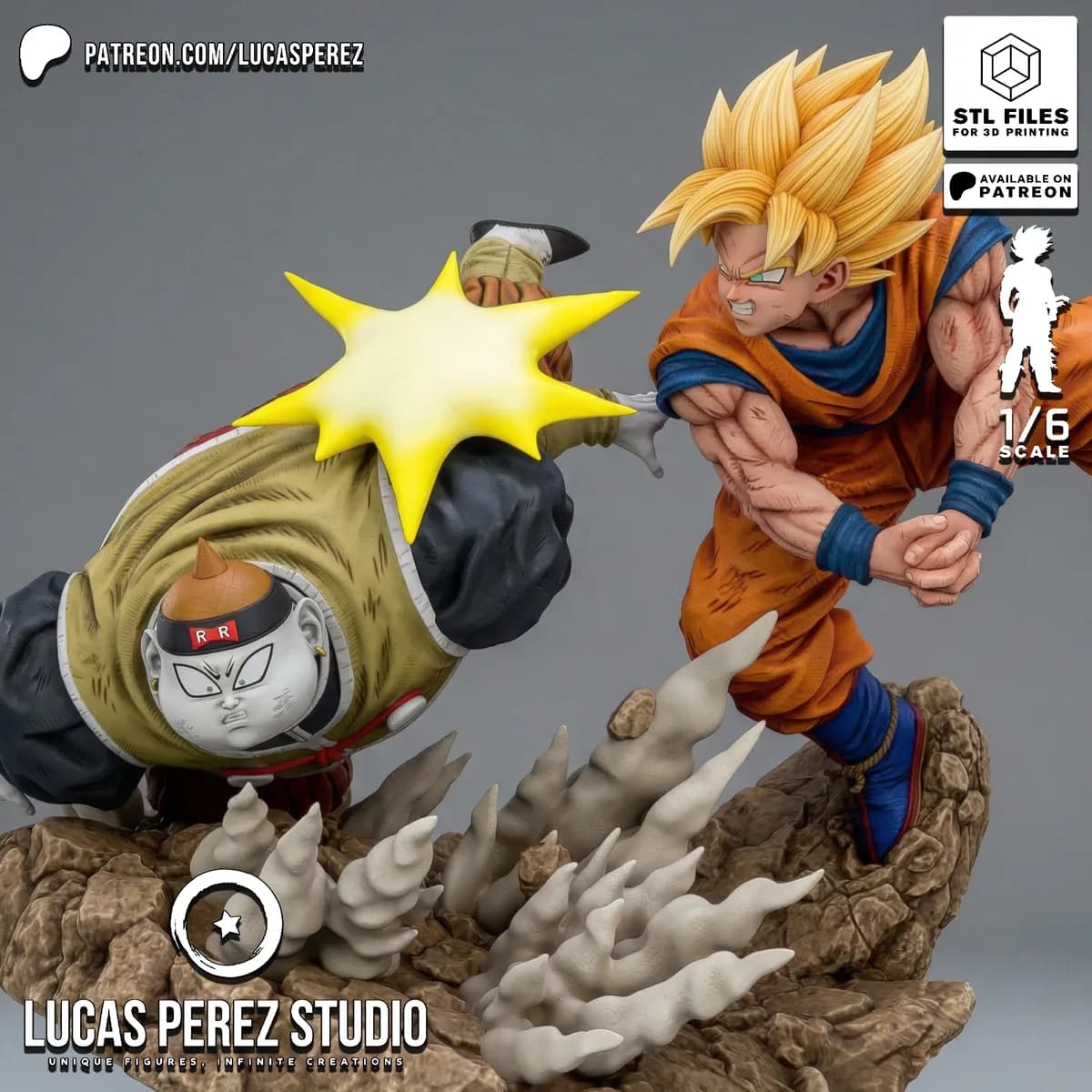 Goku vs Androide 19 - Dragon Ball - Imagen 8