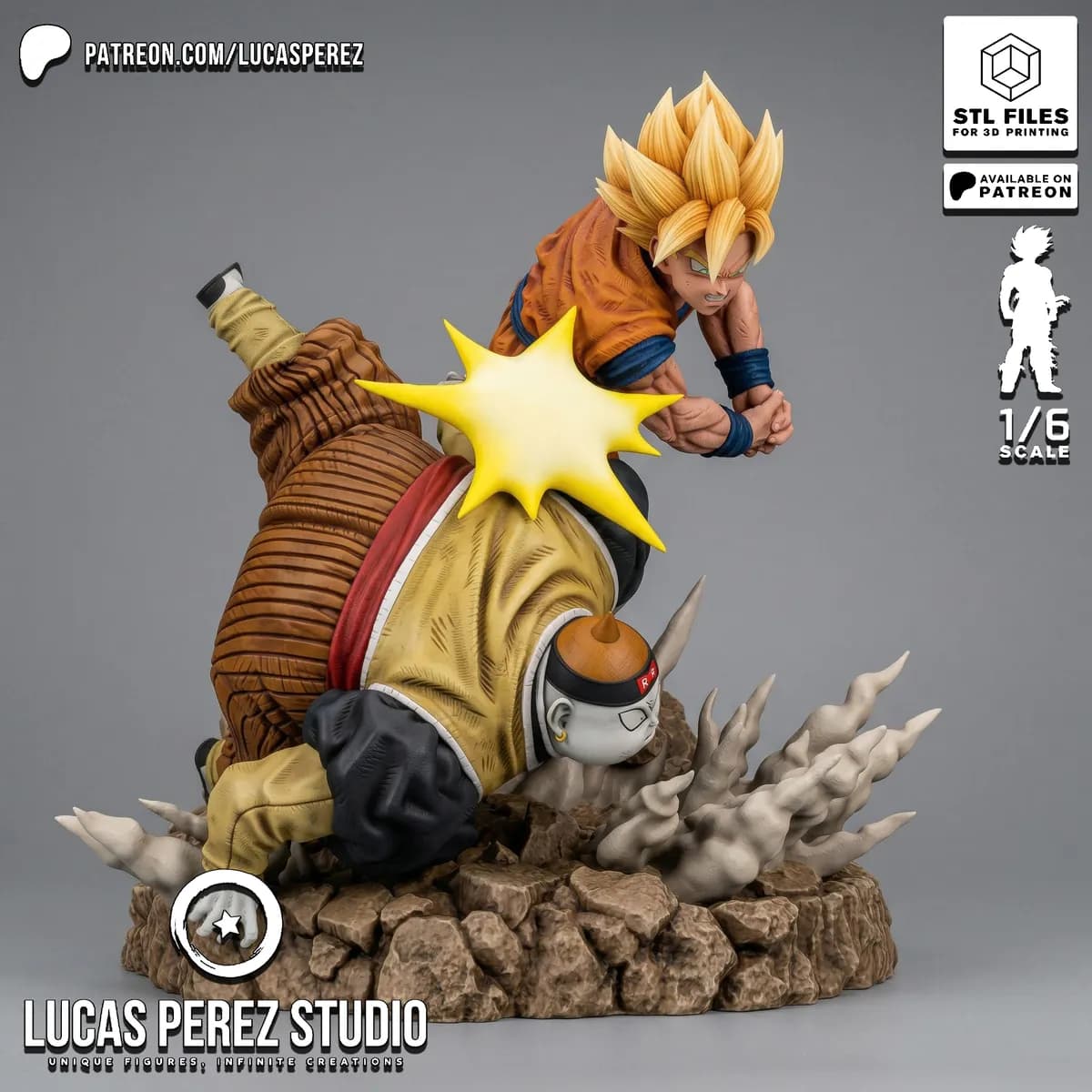 Goku vs Androide 19 - Dragon Ball - Imagen 11