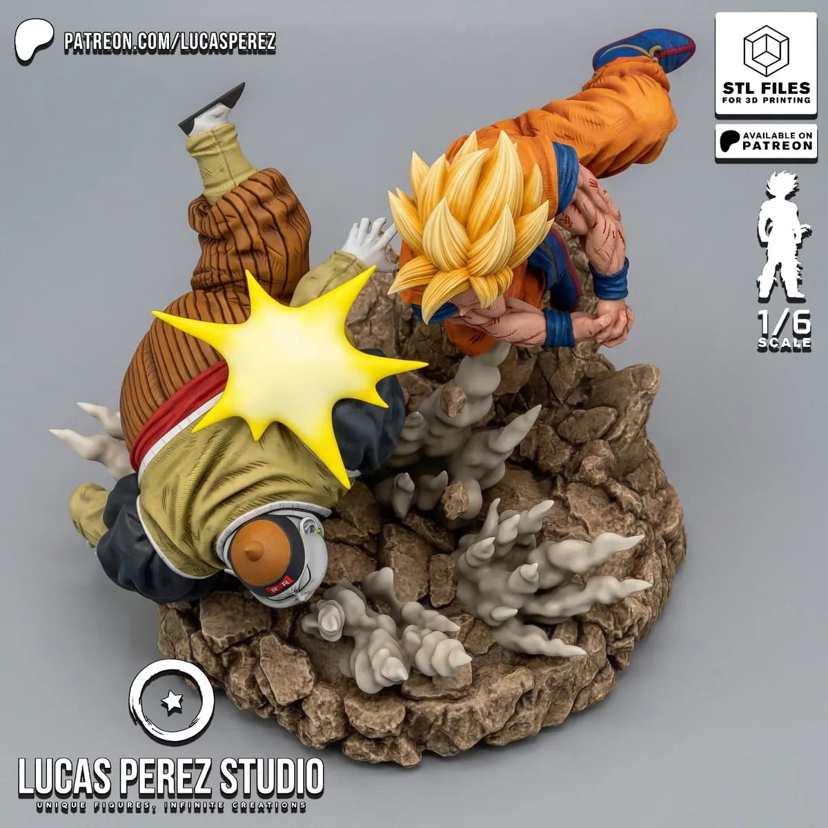 Goku vs Androide 19 - Dragon Ball - Imagen 12