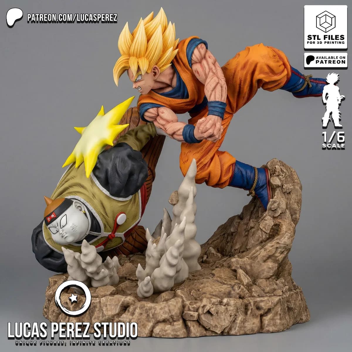 Goku vs Androide 19 - Dragon Ball - Imagen 13