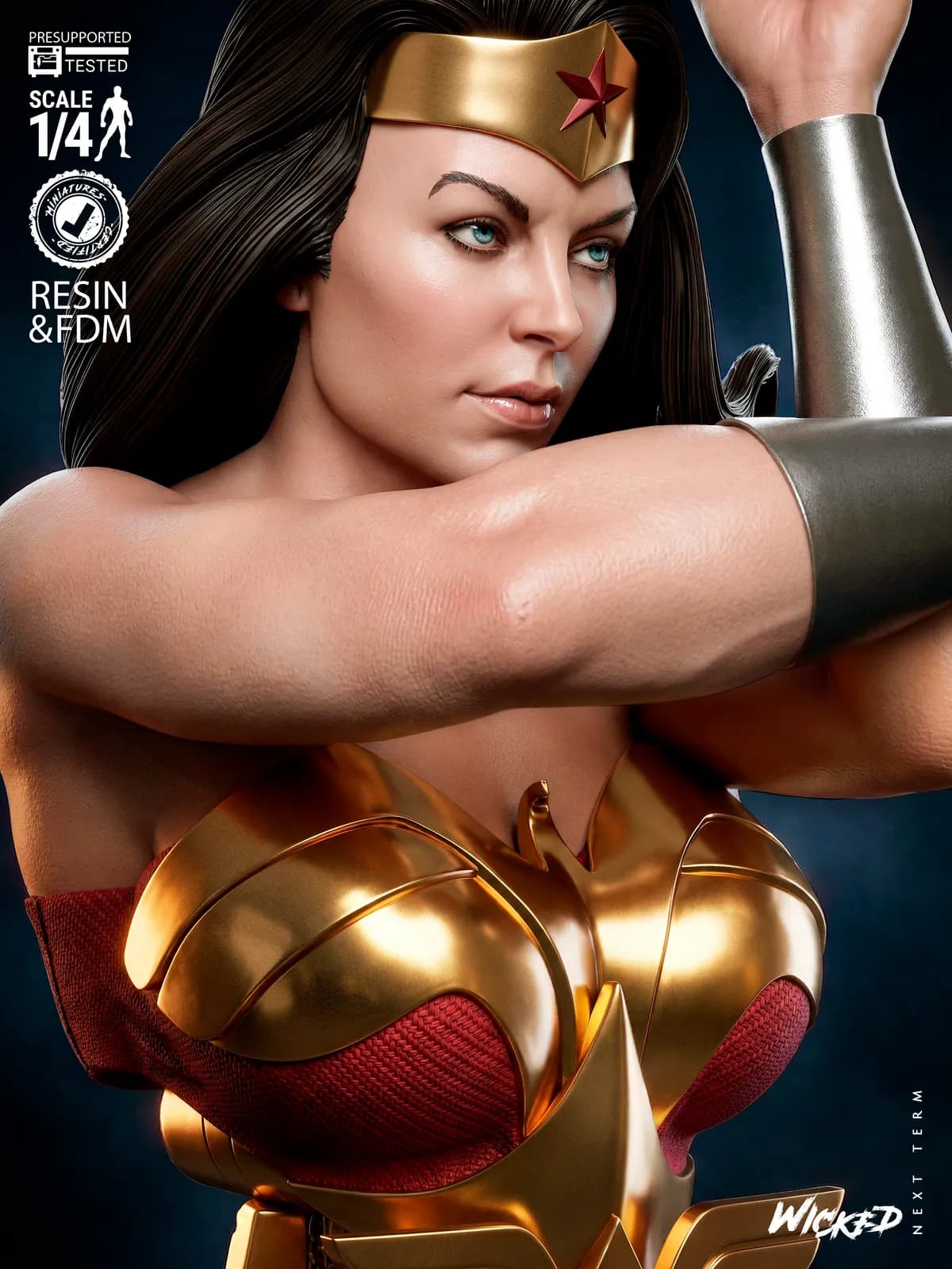 Busto de Wonder Woman Kingdom Come - DC Comics - Imagen 2