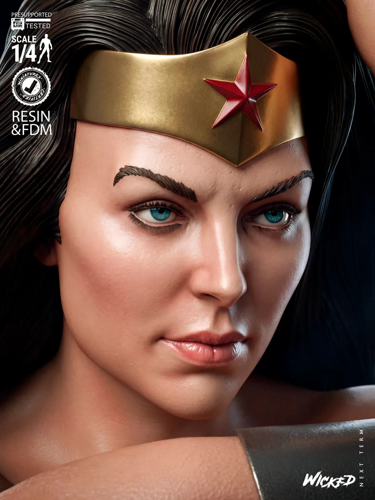 Busto de Wonder Woman Kingdom Come - DC Comics - Imagen 3